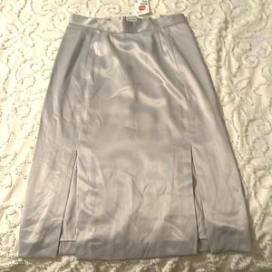 Silver skirt, size 10